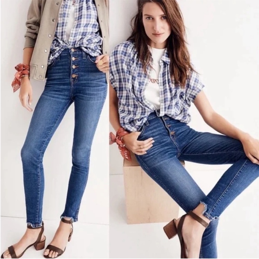Madewell 10” high rise skinny skinny